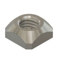 MODULAR SOLUTIONS STAINLESS STEEL FASTENER&lt;BR&gt;5/16&quot; SQUARE NUT